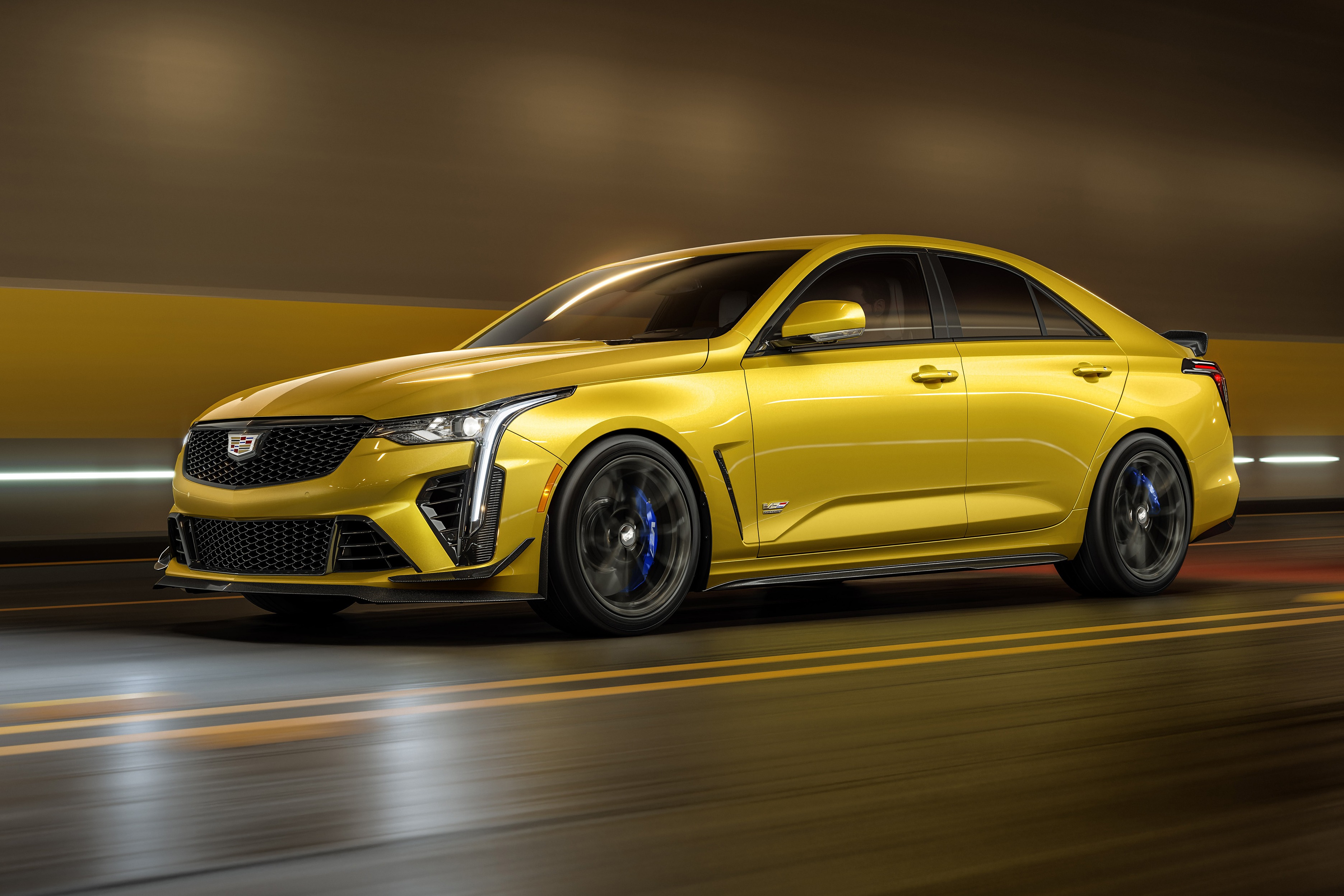 Cadillac CT5-V in Cyber Yellow Metallic